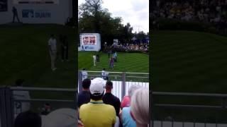 Matt Le Tissier Golf Swing at BMW PGA Championship Pro Am 2017