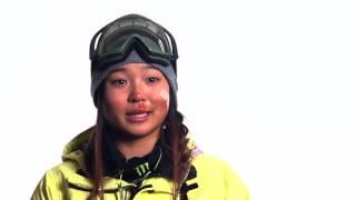 Chloe Kim Snowboard Half Pipe Run (Part 1)