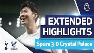 Son, Kane & Lucas score and Zaha sees red | SPURS 3-0 CRYSTAL PALACE | EXTENDED HIGHLIGHTS