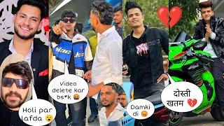 Tharabhai joginder exposed  | Raja dc dosti khatm jannustunt | sahil jerry Holiparty exposed