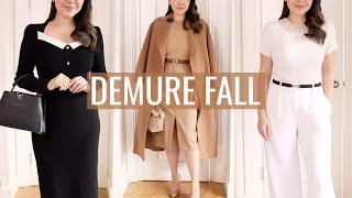 14 Demure Fall Outfits to Elevate Your Wardrobe for A/W 2024