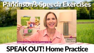 Parkinson's Speech Exercises: Picnics