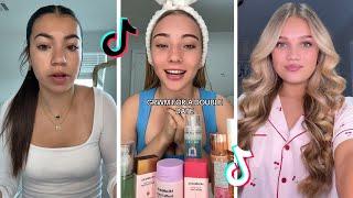 Makeup Tutorial Tiktok Compilation - GRWM  ( Get Ready With Me ) ️(Skincare, Makeup, Outfits) 1274