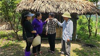 The officer's mother came to find the mother and son and coincidentally met the landowner.