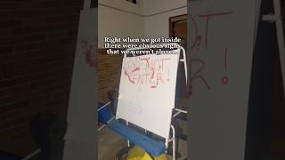We weren’t alone inside this abandoned school…