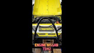 Toyota FJ40 swap engine TD42 #shorts