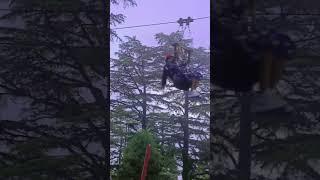 budhu sa Mann /zip lining too much fun️🫰#fun #amazing