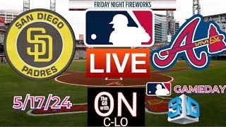 Atlanta Braves Vs San Diego Padres. Live MLB Baseball. Live Play by Play, 3D presentation, & more