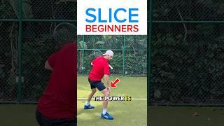 Backhand Slice Technique for Beginners (Fix This) #tennis #slice #backhand #tennistechnique