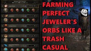 Path of Exile 2 : How to Farm Perfect Jeweller's Orbs ( Spoiler: you 1000% will not find one )