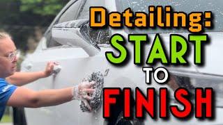 Full Detail + Coating- START TO FINISH! What All Goes Into Detailing A Car? #asmr  #detailing