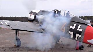 FOCKE WULF 190 - 14 Cylinder 1900hp Radial Engine Run | Hangar10