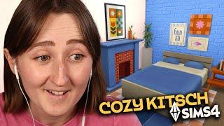 i built a STARTER HOME with the sims 4: cozy kitsch kit