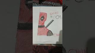 Deadpool drawing #deadpool #trendingshorts #maxart