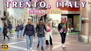 Tour a piedi dell'affascinante città italiana di Trento  4K 60FPS HDR [Con didascalie]