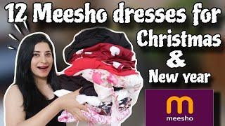 Meesho dresses for Christmas and New year | Meesho party wear dresses, long dresses #meeshohaul