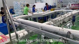 Máquina para fabricar pañuelos de baño sin parada, buen precio, China