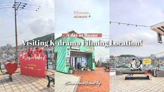 Visiting K-Drama Filming Location in Busan! // #SummerInKoreaVlog Ep.1