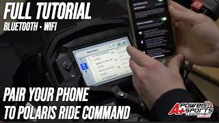 Pair Polaris Ride Command to Your Phone App with WiFi and Bluetooth! Full Tutorial!