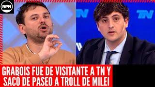 Grabois JUGÓ DE VISITANTE en TN y SACÓ DE PASEO A UN TROLL DE MILEI: "DEBILIDAD INTELECTUAL"