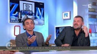 Zemmour et Naulleau critiquent le Grand Journal - C à vous - 19/03/2014