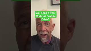 Do I need a post workout shake?