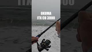 this surf fishing lure gets BIT!!  #okumafishingusa #benjiekimfishing #luckycraft #stripedbass