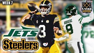 Russell Wilson Cooks! Jets vs Steelers Week 7 Highlights | 5 Star Matchup [Uncut]