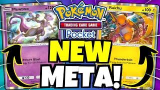 NEW TOP DECKS META - NEW BEST Mewtwo EX & Pikachu EX Decks!!! [Pokemon TCG Pocket]