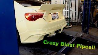 Got crazy Blast pipes on the Gt86!!!!