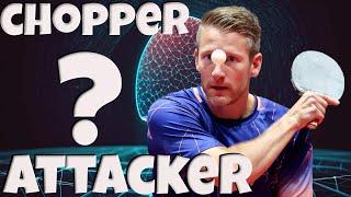 Filus Ruwen: Chopper or Attacker? The Enigma of Table Tennis  #paradox #pingpong #shorts