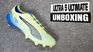 Puma Ultra 5 Ultimate FG Lights Out Pack Unboxing 4K / 107683-03