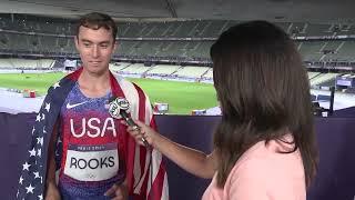 Former BYU Cougar Kenneth Rooks wins silver medal in 3,000 meter men's steeplechase