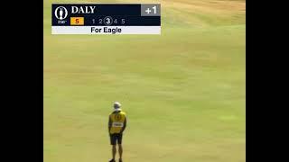 John Daly sinks long eagle putt at the British Open #pga #theopen #golf #standrews