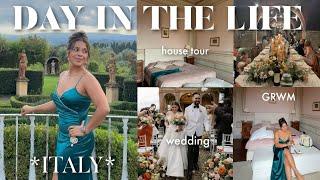 ITALY weekend in my life | home tour, wedding, first time living with my parents in 7 YEARS!