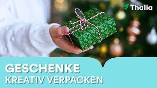 Tasse zu Weihnachten verpacken | Einfache & Kreative Geschenkidee 