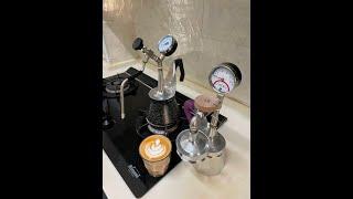 DIY改造兩個摩卡壺成為義式咖啡機 Become an espresso machine with 2 moka pots