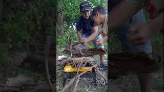 Bushcraft Skills: Very Simple But Useful Start Fire In Forest #survival #camping #outdoor #bushcraft