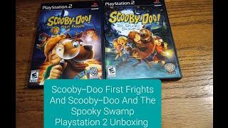 Scooby-Doo First Frights And Scooby-Doo And The Spooky Swamp PS2 Unboxing