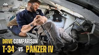 WORKSHOP CHRISTMAS: Panzer IV vs T-34 Driving Experience!