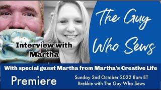 Get to know Martha's Creative Life - Brekkie with The Guy Who Sews