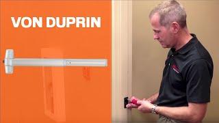 How to Install Von Duprin 98/99 Rim Exit Device