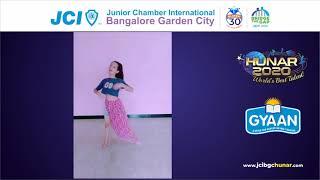 Participant No. 10083 - Manisha Jain R | JCI BGC HUNAR 2020 - World's Best Talent