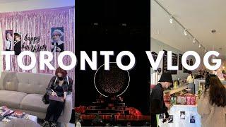 toronto vlog - visiting skz cupsleeve event & attending dan's show! | astalrel