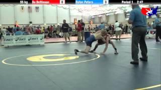 Bo Bettinson vs. Dylan Peters at 2013 ASICS University Nationals - FS