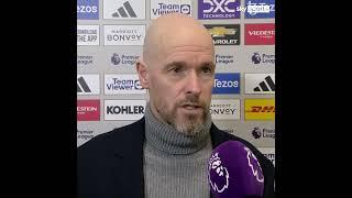 Erik ten Hag explains why he has decided to hand 19-year-old Omari Forson his first PL start