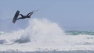 First ever (new school) Back mobe 7 in Kitesurfing - Liam Whaley