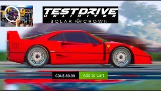 Test Drive UNLIMITED Solar Crown PC - FIRST IMPRESSION On Wheel FULL Game!!