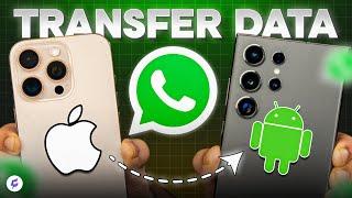 How to Transfer WhatsApp Data from iPhone to Android (2024 Guide)