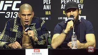 Alex Pereira vs. Magomed Ankalaev Press Conference Highlights UFC 313